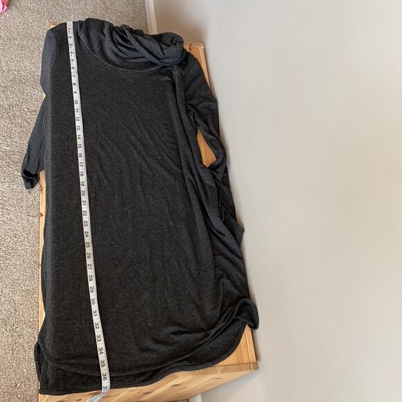 Lou & Grey SignatureSoft Cowl Neck Dress L Grey - Picture 9 of 9